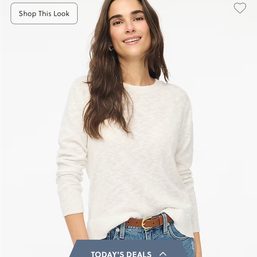 J. Crew light Khaki Knit beach Sweater
